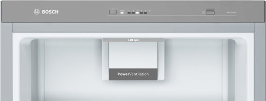 Serie 4 Freistehender Kühlschrank 186 x 60 cm Metall-Optik KSV36VLEP
