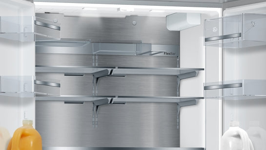 Serie 8 Kühl-Gefrier-Kombination, mehrtürig 183 x 90.5 cm Edelstahl KFF96PIEP