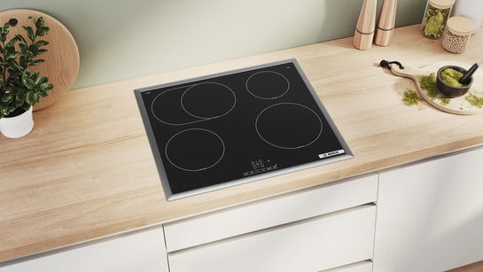 Serie 4 Induktionskochfeld 60 cm Mit Rahmen aufliegend PIF64RBB5E