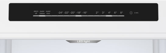 Serie 4 Freistehende Kühl-Gefrier-Kombination mit Gefrierbereich unten 203 x 60 cm Gebürsteter Stahl AntiFingerprint, Total No Frost KGN392ICF