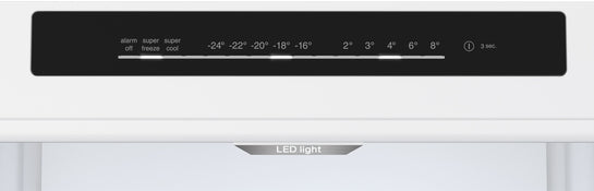 Serie 4 Freistehende Kühl-Gefrier-Kombination mit Gefrierbereich unten 203 x 60 cm Metall-Optik, Total No Frost KGN39VLCT