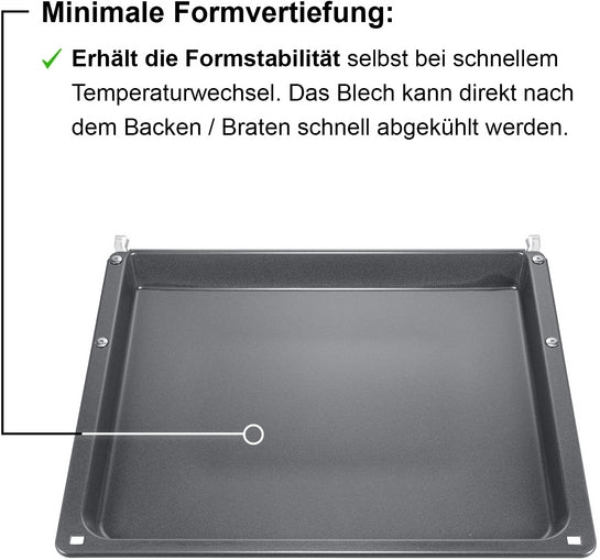 Backblech 30 x 455 x 400 mm spülmaschinengeeignet, Backwagen-geeignet HZ541000