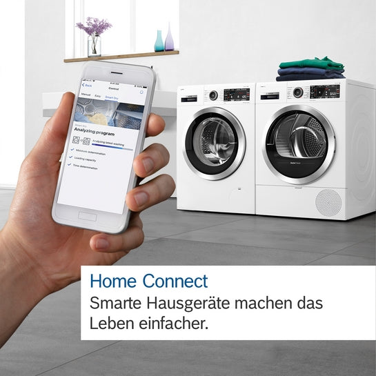 Serie 8 Waschmaschine, Frontlader 10 kg 1600 U/min., Silber-inox WGB2560X1
