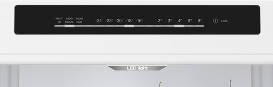 Serie 4 Freistehende Kühl-Gefrier-Kombination mit Gefrierbereich unten 203 x 60 cm Metall-Optik, Total No Frost KGN392LCF