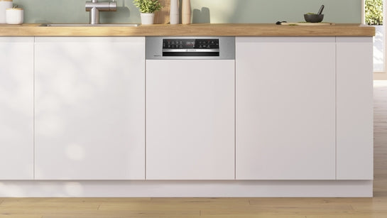 Serie 6 Teilintegrierter Geschirrspüler 45 cm Gebürsteter Stahl SPI6EMS17E