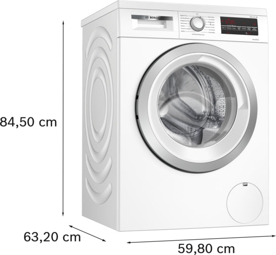 Serie 6 Waschmaschine, unterbaufähig - Frontlader 8 kg 1400 U/min., Weiß WUU28T70