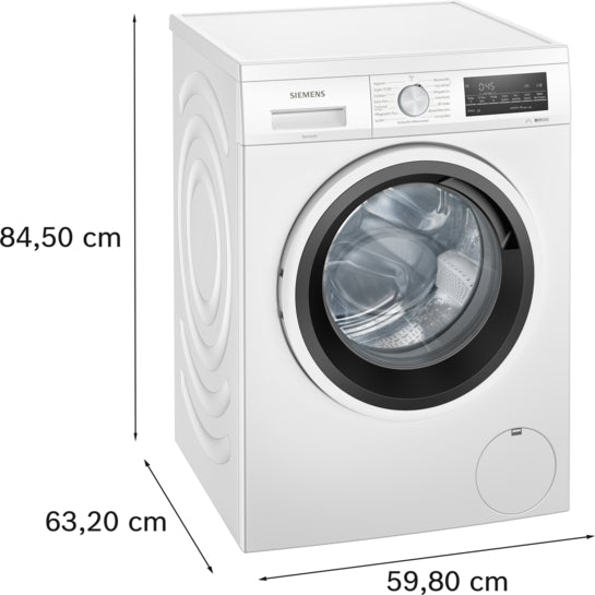 iQ500 Waschmaschine, unterbaufähig - Frontlader 9 kg 1400 U/min., Weiß WU14UT49
