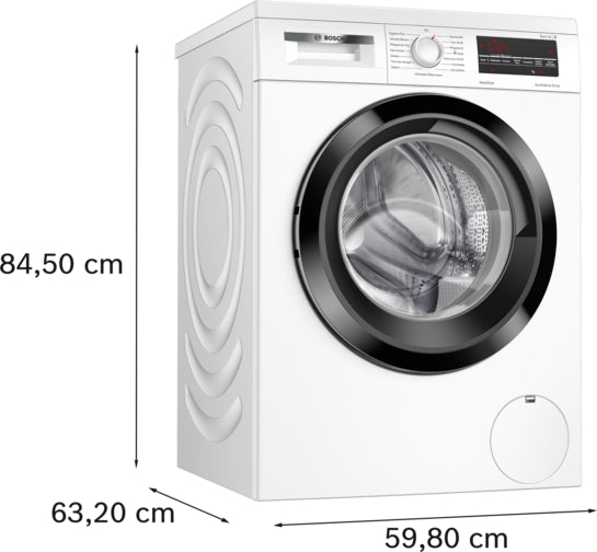 Serie 6 Waschmaschine, unterbaufähig - Frontlader 8 kg 1400 U/min., Weiß WUU28T48