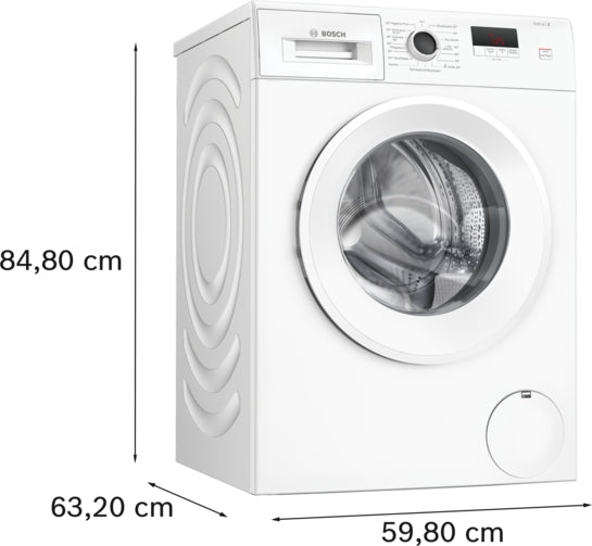 Serie 2 Waschmaschine, Frontlader 7 kg max. 1400 U/min. WGE02420