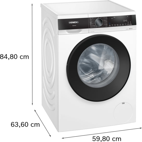 iQ500 Waschmaschine, Frontlader 9 kg 1400 U/min., Weiß WG44G2140