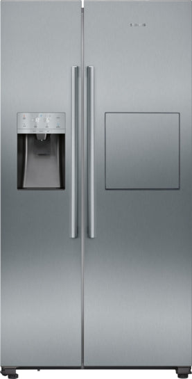 iQ500 Amerikanischer Side by Side 178.7 x 90.8 cm Gebürsteter Stahl AntiFingerprint, Total noFrost KA93GAIDP