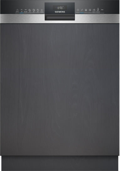 iQ300 Teilintegrierter Geschirrspüler 60 cm Gebürsteter Stahl, XXL SX53ES22CE