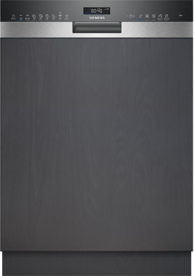 iQ500 Teilintegrierter Geschirrspüler 60 cm Gebürsteter Stahl SN55ES12CE