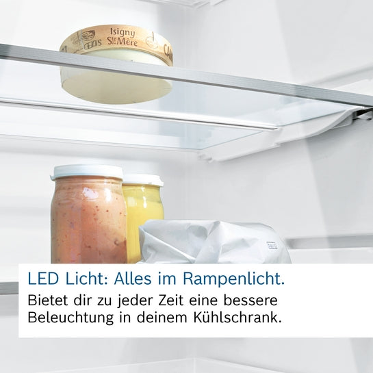 Serie 6 Freistehende Kühl-Gefrier-Kombination mit Gefrierbereich unten 201 x 60 cm Inox KGE39AICA