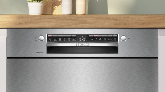 Serie 4 Unterbau-Geschirrspüler 60 cm Gebürsteter Stahl SMU4EVS08E