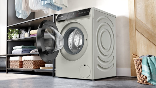 Serie 8 Waschmaschine, Frontlader 10 kg 1600 U/min., Silber-inox WGB2560X1