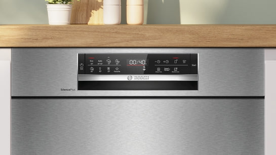Serie 6 Unterbau-Geschirrspüler 60 cm Gebürsteter Stahl SMU6ECS12E