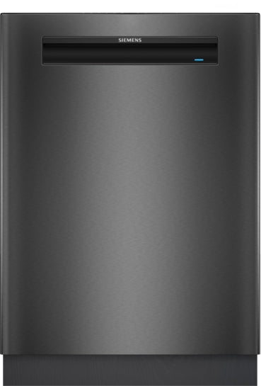 iQ500 Unterbau-Geschirrspüler 60 cm Gebürsteter schwarzer Stahl mit Anti-Fingerprint SN15EC06CS