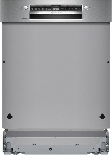 Serie 4 Teilintegrierter Geschirrspüler 60 cm Gebürsteter Stahl, XXL SBI4ECS28E