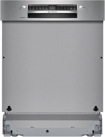 Serie 4 Teilintegrierter Geschirrspüler 60 cm Gebürsteter Stahl SMI4ECS28E