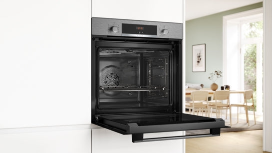 Serie 4 Einbau-Backofen 60 x 60 cm Edelstahl HBA514BS3