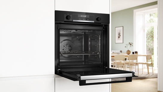 Serie 6 Einbau-Backofen 60 x 60 cm Schwarz HBG578BB3