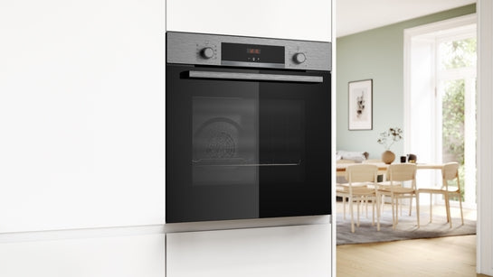 Serie 4 Einbau-Backofen 60 x 60 cm Edelstahl HBA514BS3