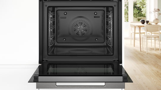 Serie 8 Einbau-Backofen 60 x 60 cm Schwarz HBG7741B1