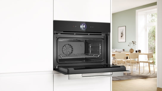 Serie 8 Einbau-Kompaktdampfbackofen 60 x 45 cm Schwarz CSG7361B1
