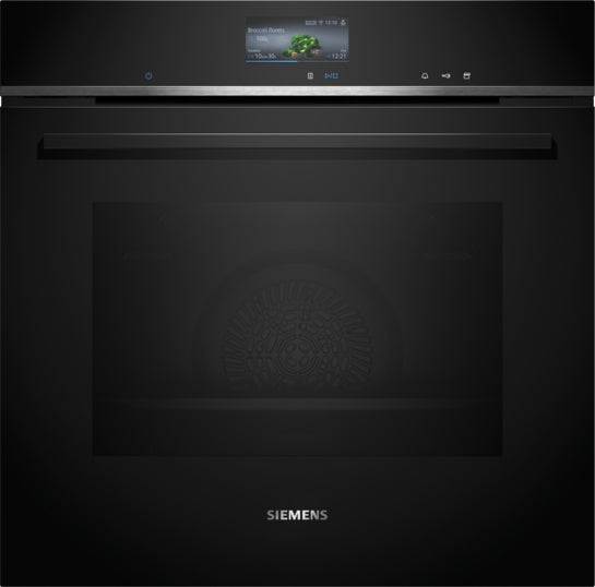iQ700 Einbau-Backofen mit Dampfunterstützung 60 x 60 cm Schwarz, Edelstahl HR776G1B1