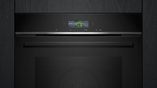 iQ700 Einbau-Backofen 60 x 60 cm Schwarz, Edelstahl HB734G1B1