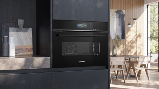 iQ700 Einbau-Kompaktdampfbackofen 60 x 45 cm Schwarz, Edelstahl CS736G1B1