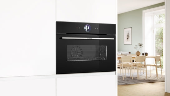 Serie 8 Einbau-Kompaktdampfbackofen 60 x 45 cm Schwarz CSG7361B1