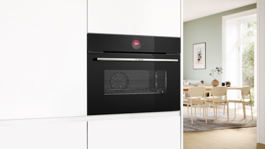 Serie 8 Einbau-Kompaktbackofen 60 x 45 cm Schwarz CBG7341B1