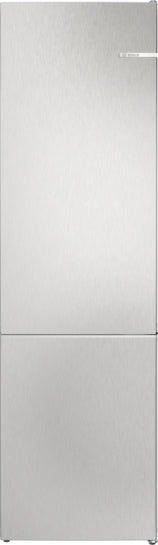 Serie 4 Freistehende Kühl-Gefrier-Kombination mit Gefrierbereich unten 203 x 60 cm Metall-Optik, Total No Frost  KGN392LAG