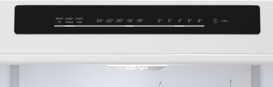 Serie 4 Freistehende Kühl-Gefrier-Kombination mit Gefrierbereich unten 203 x 60 cm Metall-Optik, Total No Frost  KGN392LAG