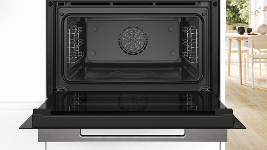 Serie 8 Einbau-Kompaktdampfbackofen 60 x 45 cm Schwarz CSG7361B1