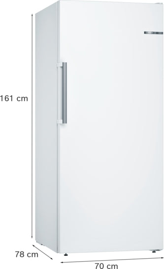 Serie 6 Freistehender Gefrierschrank 161 x 70 cm Weiß GSN51AWCV