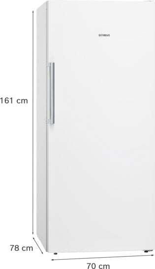 iQ500 Freistehender Gefrierschrank 161 x 70 cm Weiß GS51NAWCV
