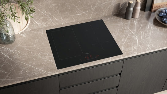 iQ500 Induktionskochfeld 60 cm Mattschwarz, Rahmenlos aufliegend ED61AHSC1E