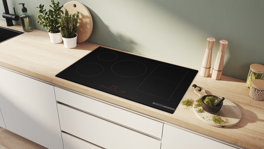 Serie 6 Induktionskochfeld 80 cm Mattschwarz, Rahmenlos aufliegend PVW81CHB1E