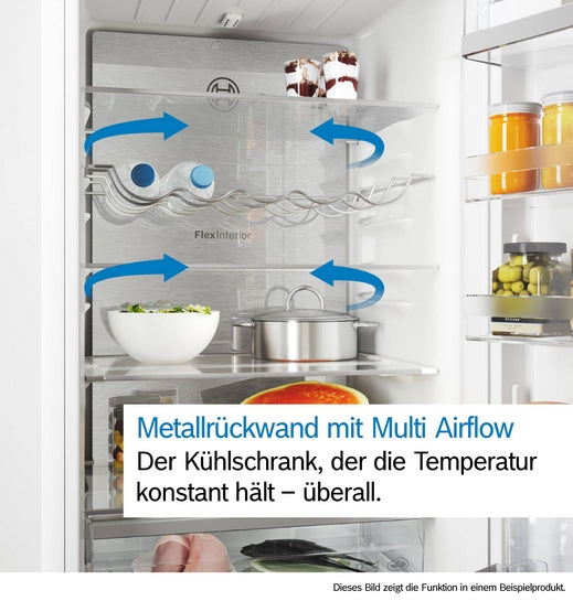 Serie 6 Kühl-Gefrier-Kombination, mehrtürig 183 x 90.5 cm Gebürsteter schwarzer Stahl AntiFingerprint, Total No Frost KFI96AXEA