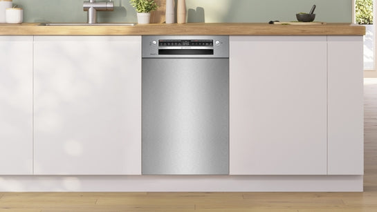 Serie 4 Unterbau-Geschirrspüler 45 cm Gebürsteter Stahl SPU4HMS13E