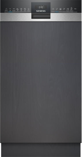 iQ300 Teilintegrierter Geschirrspüler 45 cm Gebürsteter Stahl SR53HS77KE