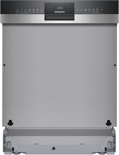 iQ300 Teilintegrierter Geschirrspüler 60 cm Gebürsteter Stahl SN53HS03VE