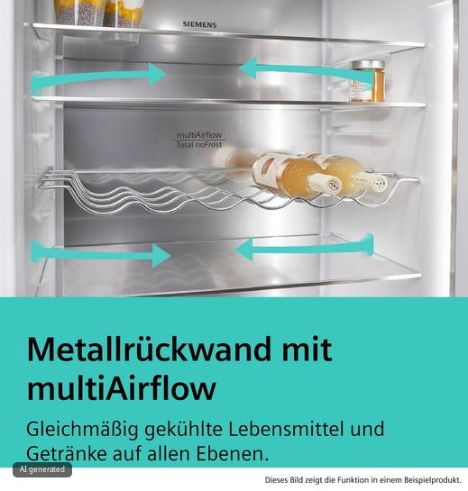iQ300 Freistehende Kühl-Gefrier-Kombination mit Gefrierbereich unten 186 x 60 cm Edelstahl KG36NVIBG
