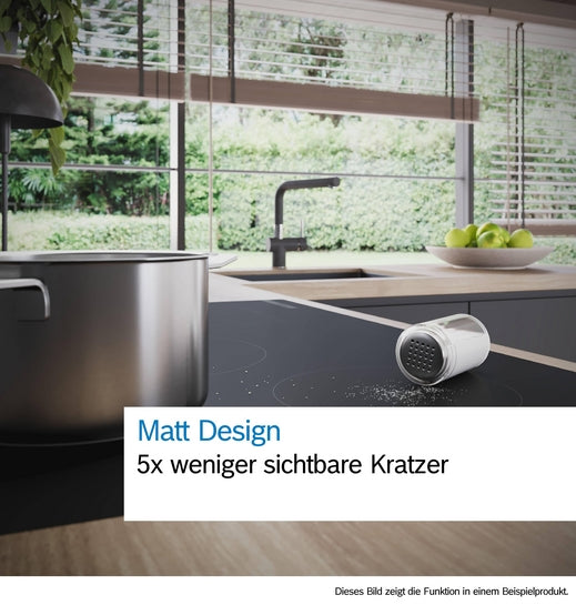 Serie 6 Induktionskochfeld 80 cm Mattschwarz, Rahmenlos aufliegend PVW81CHB1E