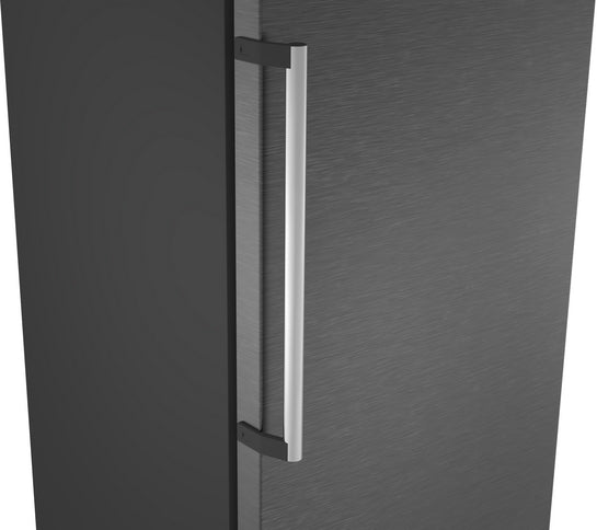 iQ500 Freistehender Gefrierschrank 186.2 x 59.5 cm Gebürsteter schwarzer Stahl AntiFingerprint GS36NAXCG