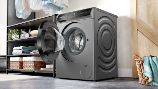 Serie 8 Waschmaschine, Frontlader 11 kg max. 1600 U/min., Grau WGB2660R1