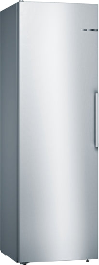 Serie 4 Freistehender Kühlschrank 186 x 60 cm Metall-Optik KSV36VLEP